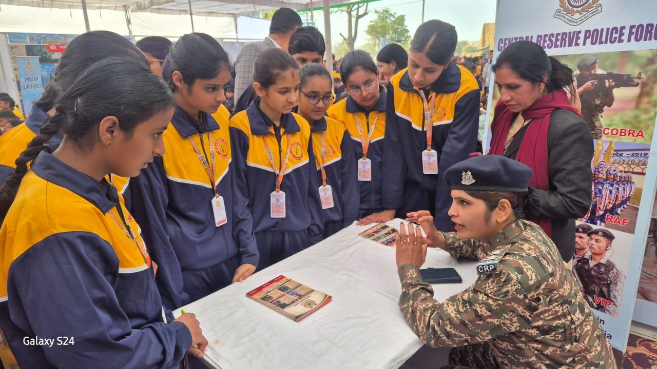   Anniversary of Indian Army, Rajasthan Sector organized CRPF Exhibition
