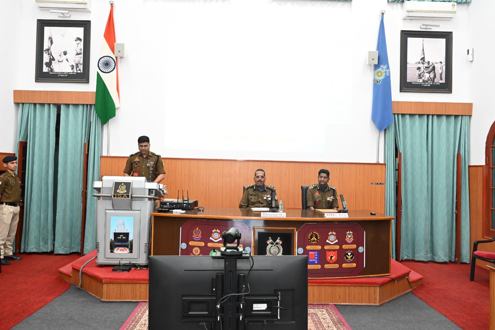   Sh. G.P.Singh, DG, CRPF, visit to Gadchiroli