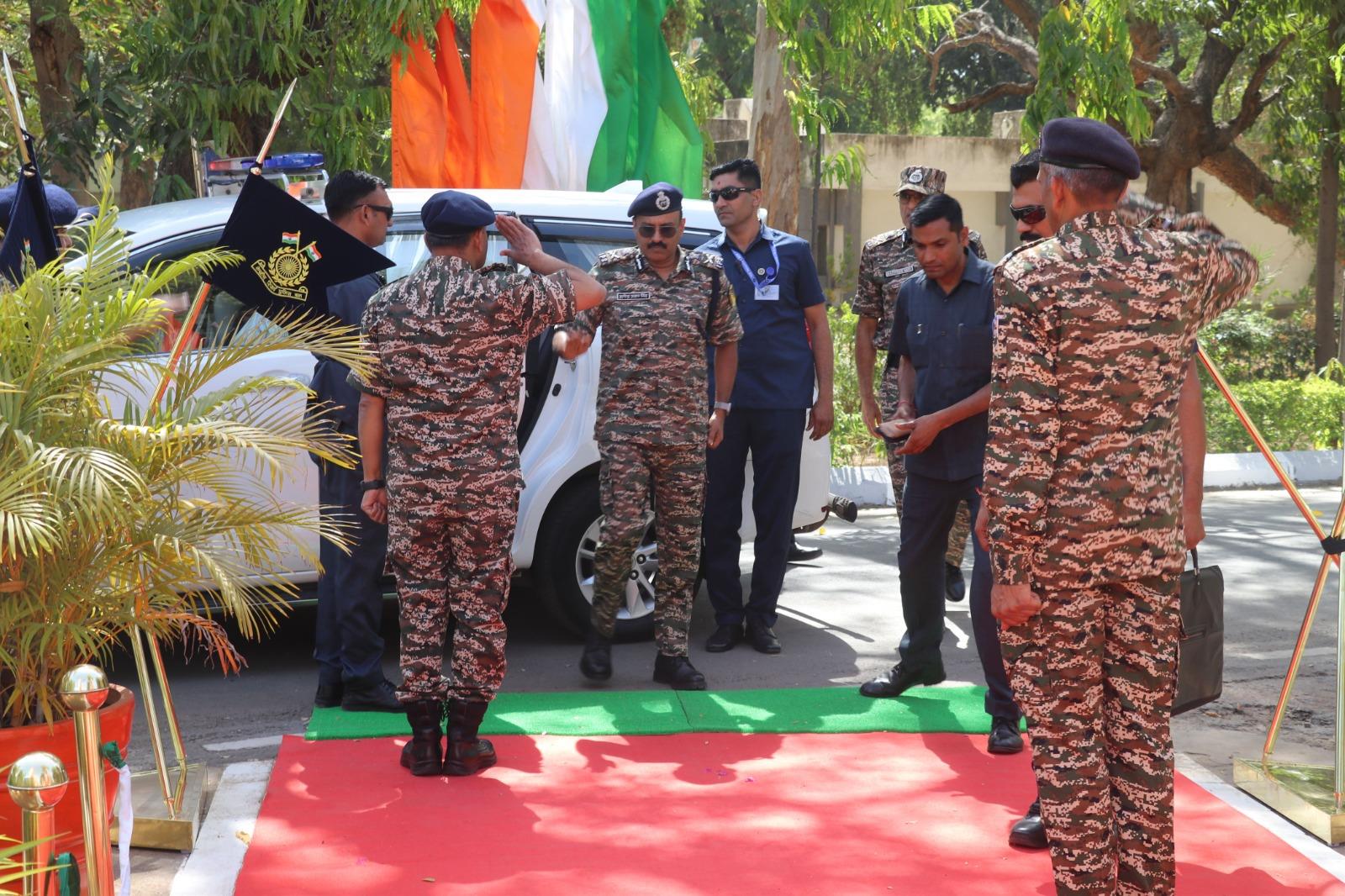   Visit of Sh. G.P.Singh, DG, CRPF to Gandhinagar