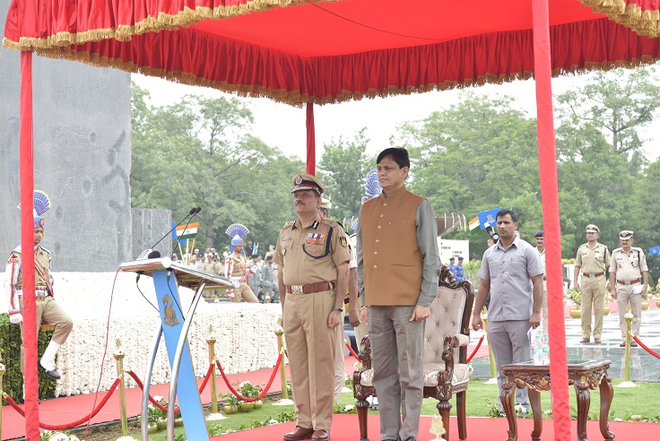   CRPF Celebrates 81st Raising Day (ceremony at the National Police Memorial, Chanakyapuri)