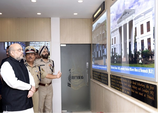   Visit of Honorable Home Minister