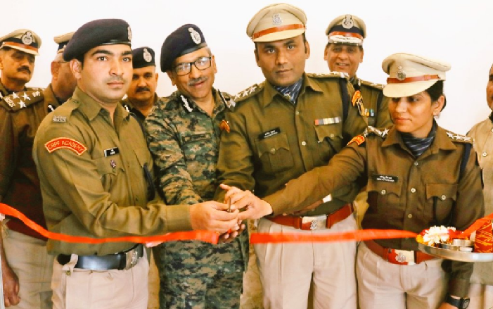   Dr. A.P. Maheshwari, IPS, Director General, CRPF, inaugurated 'Manthan Library', 'Golden Jubilee Conference Hall' and 'Sangati Auditorium'