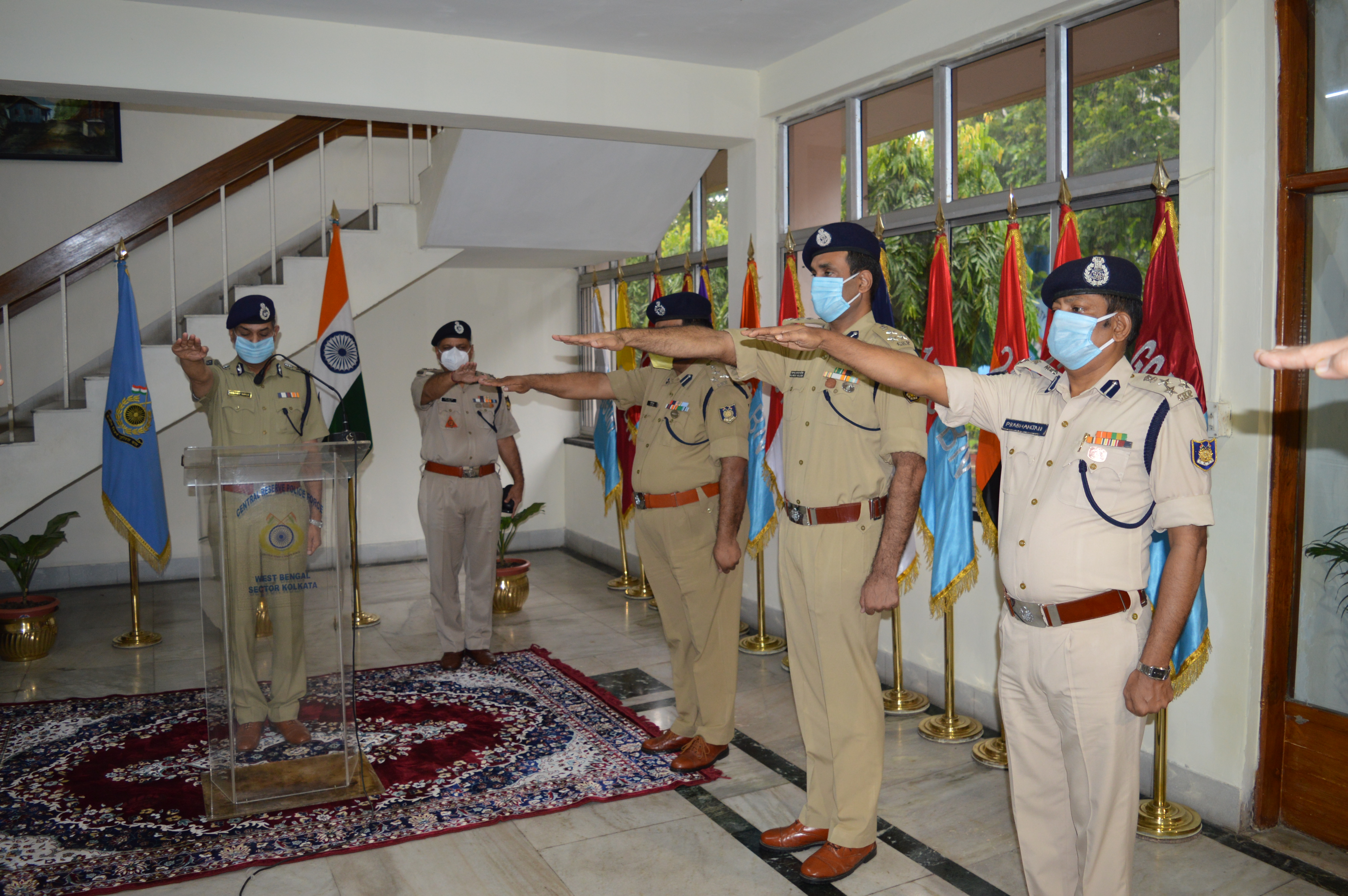 Sadbhawna Diwas pledge at WBS HQ, CRPF