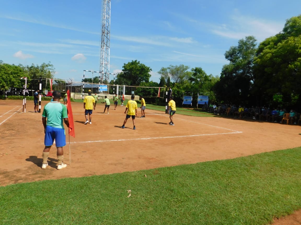 Khelo India 3A Sides Volleyball matches at WBS ops Units/Establishments