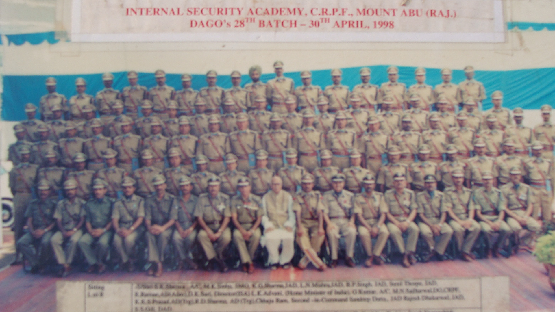   28th batch DAGOs POP at ISA Mt. Abu