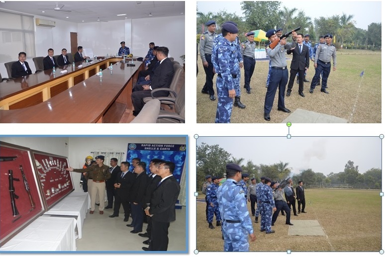 CROWD CONTROL TRAINING OF MYANMAR POLICE