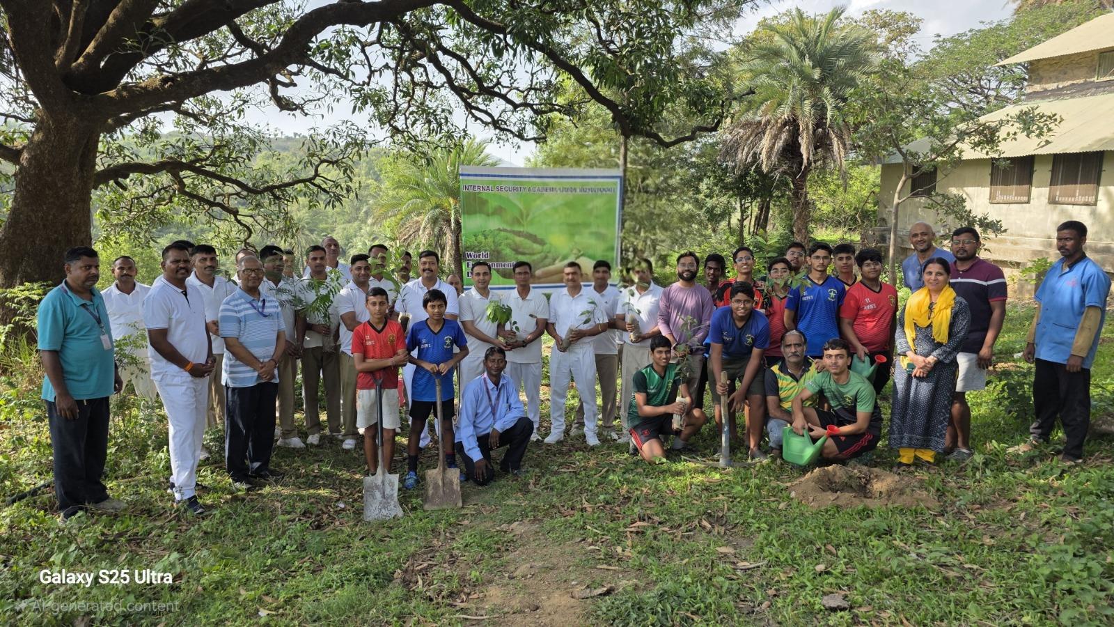   A Plantation Drive was conducted by ISA on 5 Jun 25 to mark World Environment Day