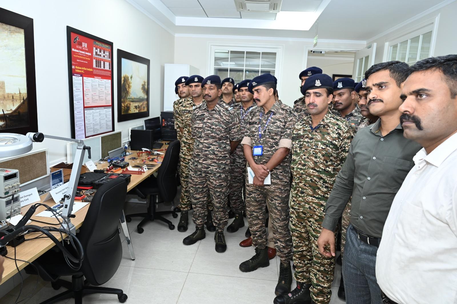 Technical field visit to Centre for Cybercrime Investigation Training & Research