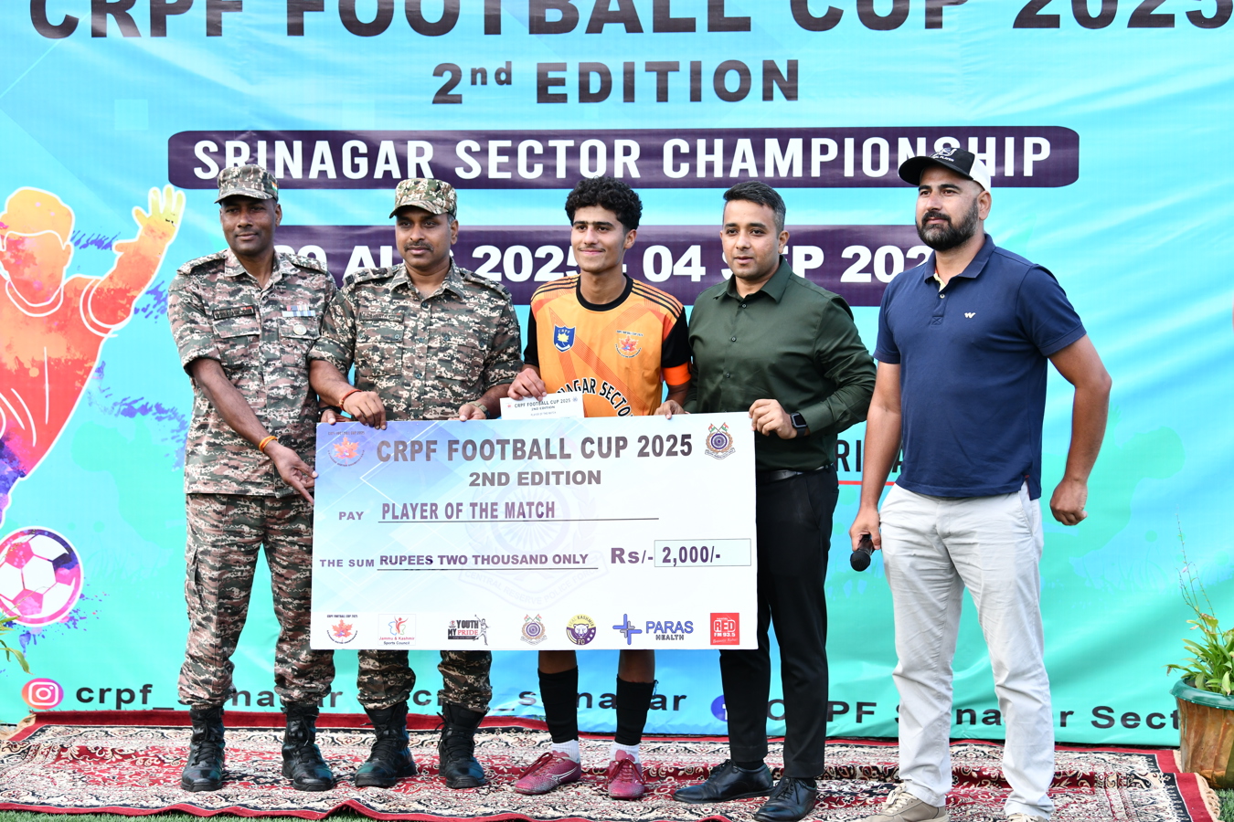  CRPF FOOTBALL CUP 2nd edition -2025