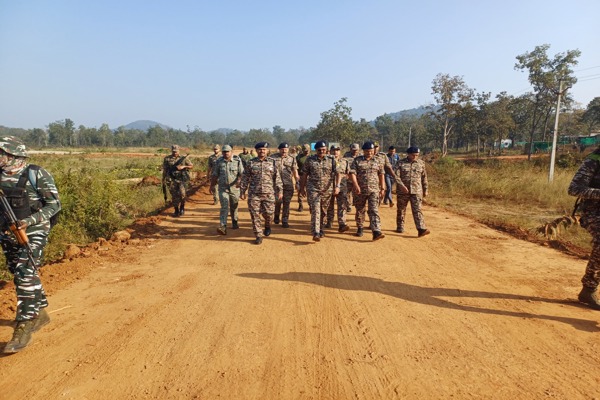   DG visit to Forward Operating Base at Tekalguriam, Sukma (Chhattisgarh)