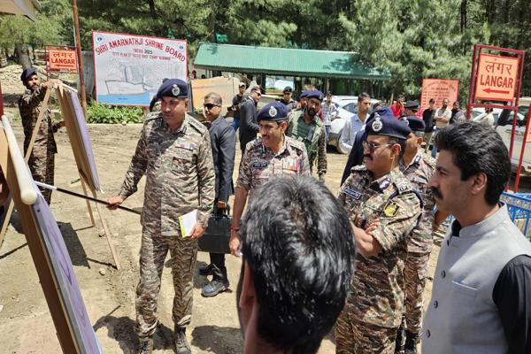   DG review the preparedness of Sri Amarnath Ji Yatra 2025