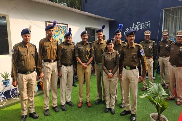   DG Visit to Bawana CRPF location
