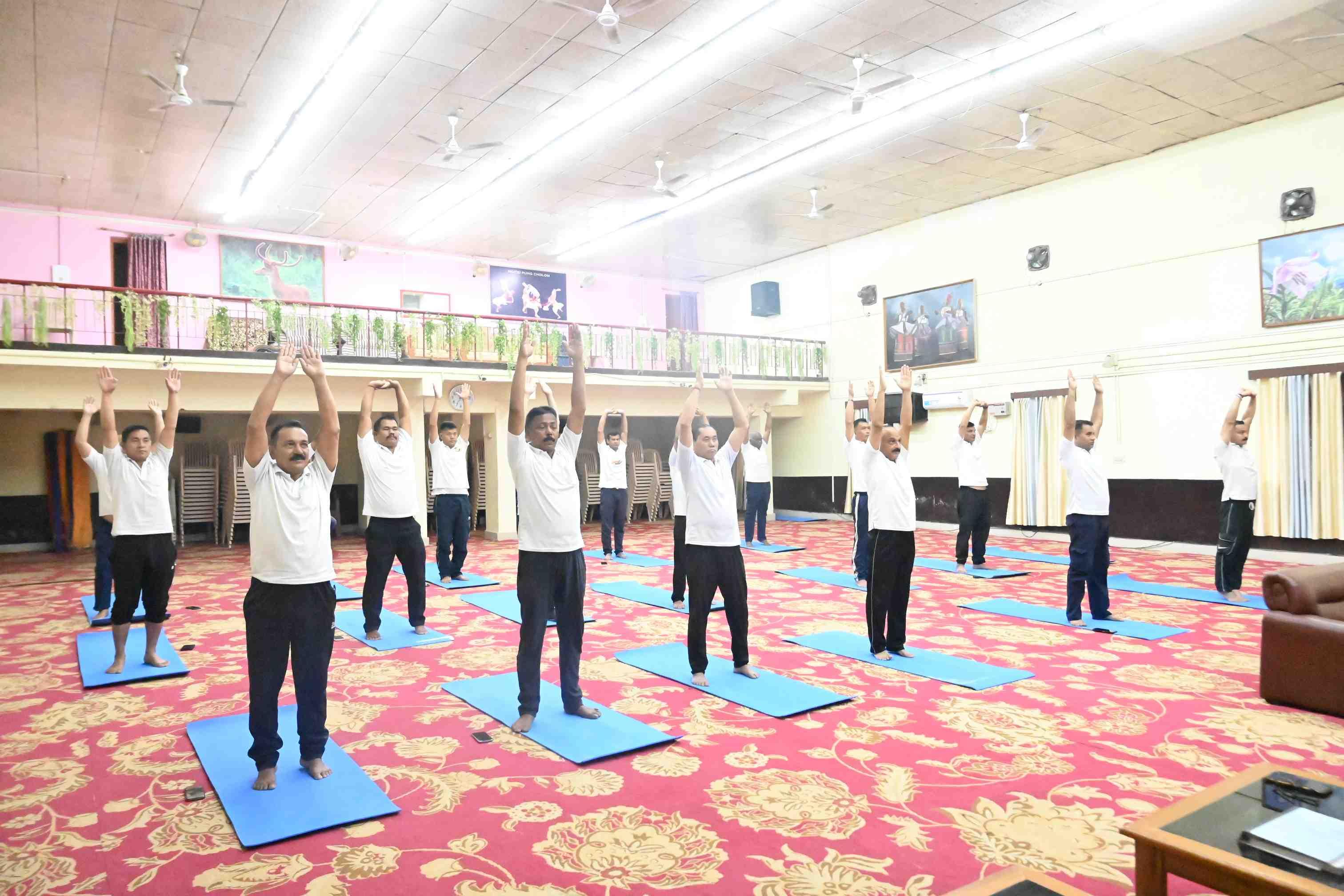   Fitness Exercise /Yoga of Obese Personnel