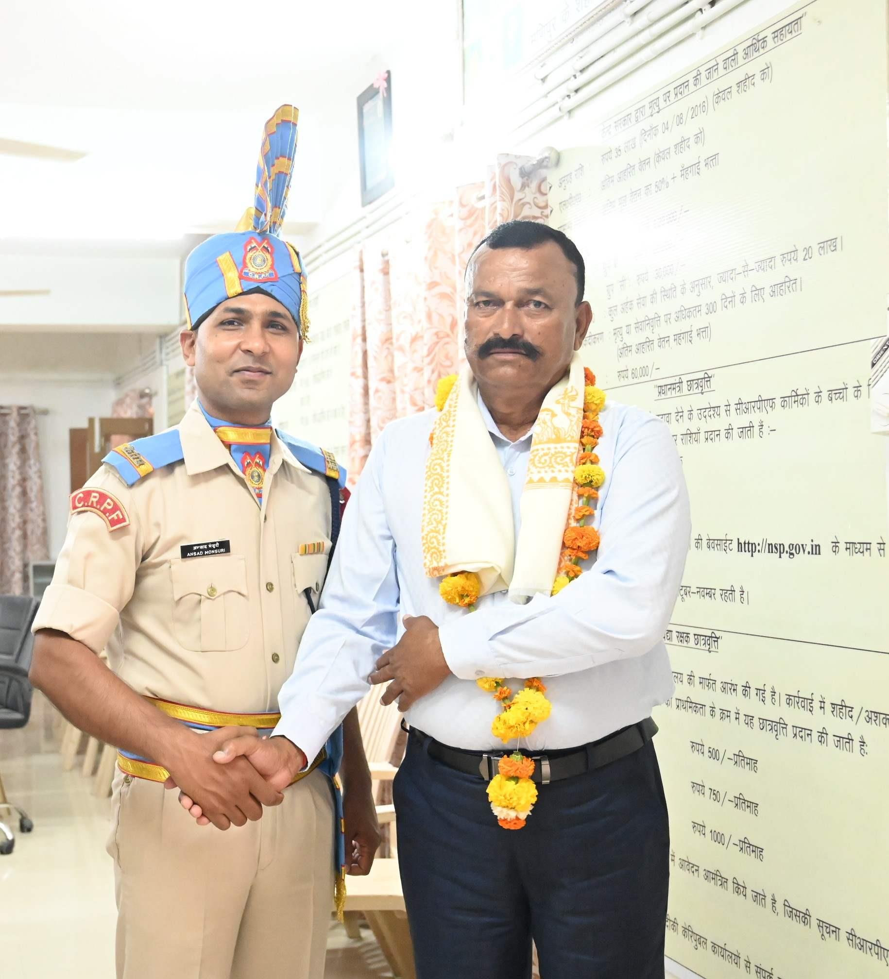   Bidding Farewell to Retiring Person