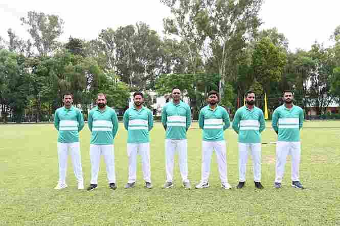   Cricket Match on National Sports Day