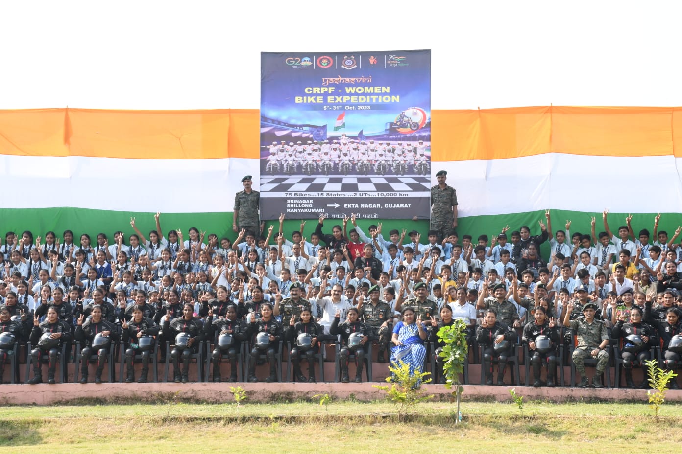 All women bike expedition proudly welcomed at 205 CoBRA