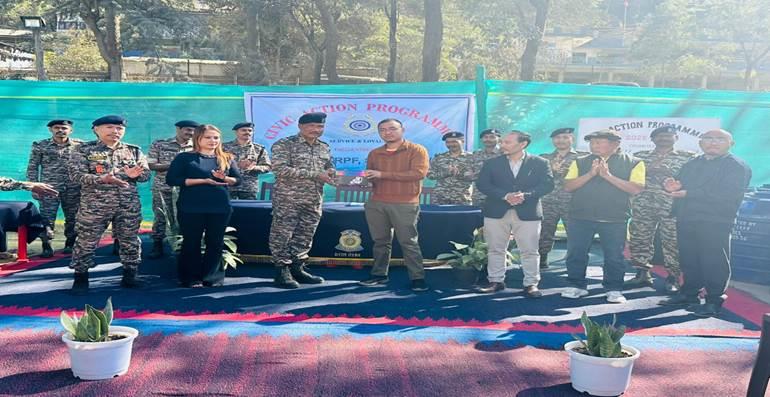   173 Bn CRPF Organised a Civic Action Programme at ADC Complex, senapati
