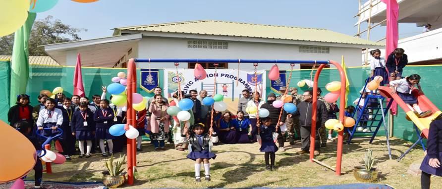   169 Bn CRPF Organized a Civic Action Programme at Lamlong Govt. Higher Secondary School, Kadangband-II village, IW/ IE