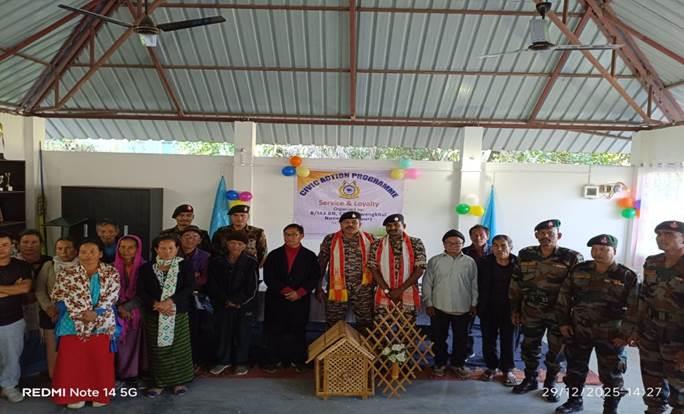   143 Bn CRPF Organised a Civic Action Programme at Awangkhul and Rengpang Village, Noney