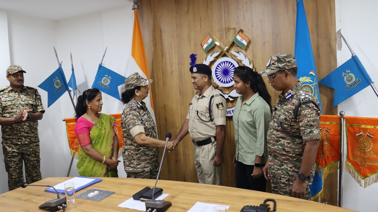   Rank ceremony of 2 Cooking Staff
