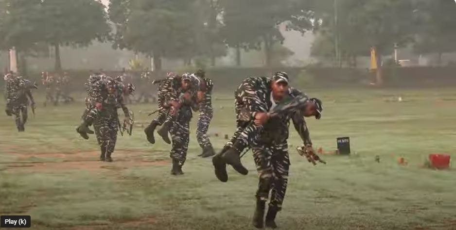  शारीरिक प्रशिक्षण    के० रि० पु० बल अकादमी